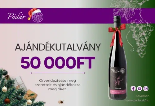 ajándékutalvány 4000ft értékben